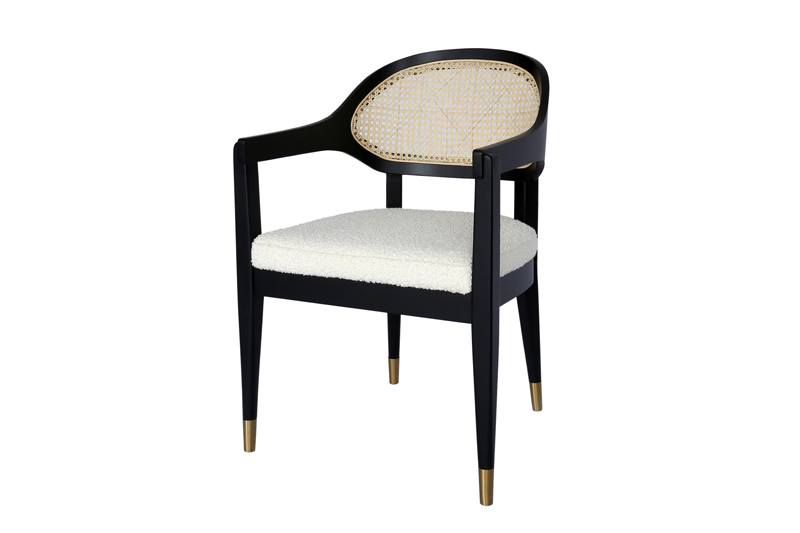 Traditional Upholstered Wooden Dinning Chair