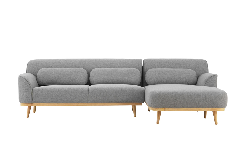 Wooden apron design sectional sofa set china factory