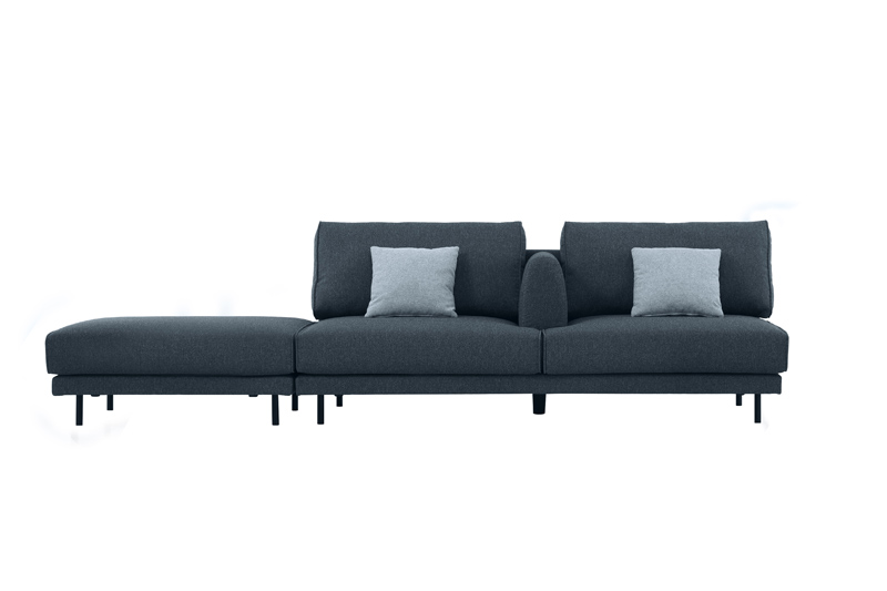 Modern couch movebale ottoman cushion furniture