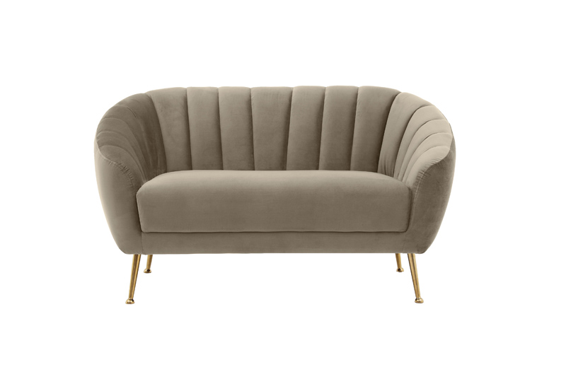Channeled Accent Chair And Couch Sofa Set Furniture