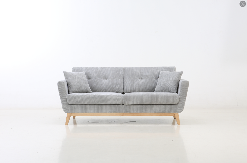 Modern nordic living room corduroy fabric sofa china factory
